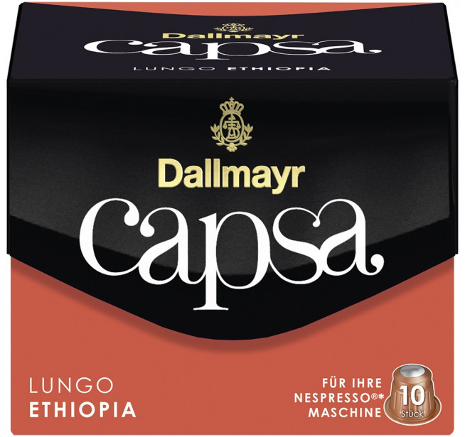 Capsule Cafea Dallmayr Capsa Lungo Ethiopia Nespresso 10 Capsule